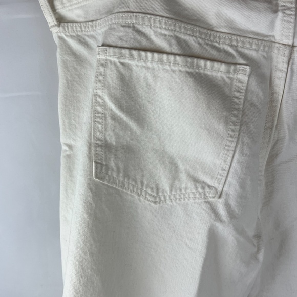 NWT: old navy High-Waisted Secret-Slim Pockets Slouchy White Cut-Off Jean Shorts - Picture 9 of 11